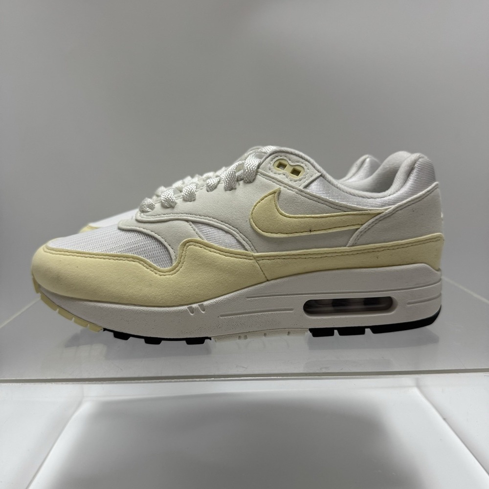 Brand New Nike Air Max 1 White Alabaster Yellow DZ2628-108 Women's Size 8